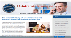 Desktop Screenshot of 1a-infrarot-heizung.de